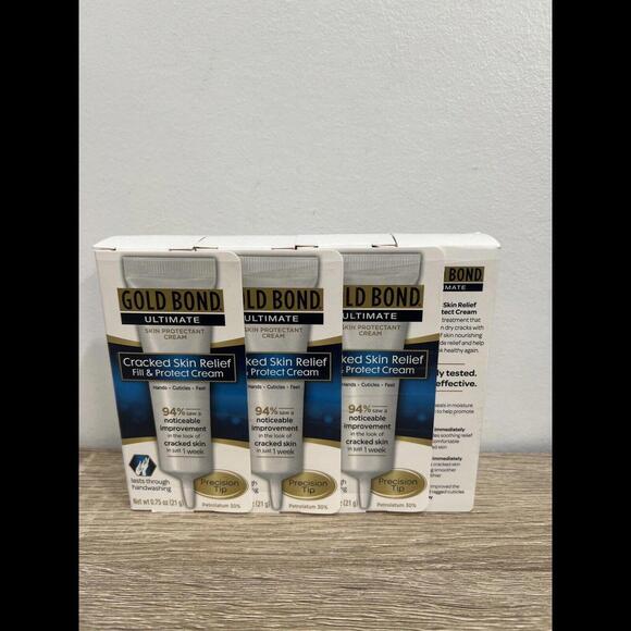 Gold Bond Ultimate Cracked Skin Fill & Protect Cream .75 oz (4 Pack) Discontinue